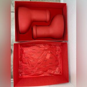 MSCHF SIZE 10 BIG RED BOOTS